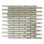 Ariya Random Sized Metal Linear Mosaic Wall Tile