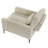 39"W Oversized Comfortable Relaxing Arm Chair & Accent Chair With Extendable Seating-13001975