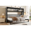 Lit escamotable avec tablettes, lit escamotable en métal au design pliable et peu encombrant-1460376063