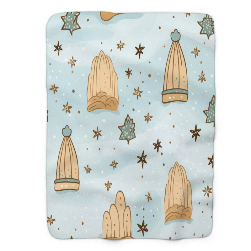 Boho Starry Night - 1 Piece Blanket, Queen