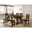 Banc en bois massif rustique avec finition en noyer rustique 1pc