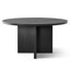 Ensemble de table de salle à manger ronde en placage de bois de 60 pouces avec 6 chaises en velours et roulettes dissimulées-477598872