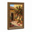 Natural Wood Framed,Canvas Wall Art for Living Room, Bedroom, Office or Entryway – Decorative Wall Decor with Mediterranean Garden-128995880-128995884