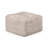 Cathryn Modern Faux Fur Foam Modular Compressed Ottoman-1429208260