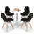 Keimari 4 - Person Pedestal Dining Set-1898347618