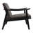 Karthika Faux Leather Armchair-1340482678