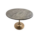 Alden Wood Top 36" Round Dining Table