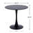 Shrivastava Mid Century Modern Dining Table/Coffee Table with Round Top & Pedestal Base, Functional Table for Kitchen, Dining & Living Room, Perfect for Breakfast Nooks & Kitchens-1956970002-1956970003