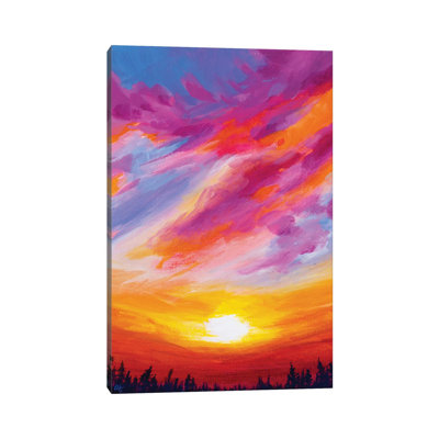 «August Sunset II» par Andrea Fairservice, reproduction d'art sur toile tendue