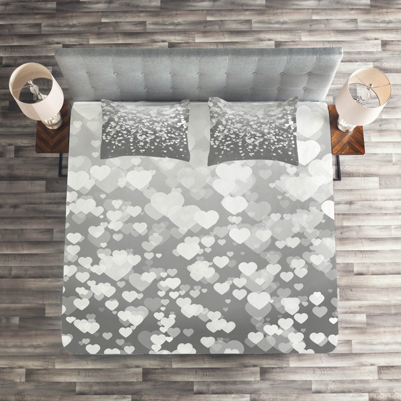 Modern & Contemporary Polyester Coverlet, King Bedspread + 2 Shams
