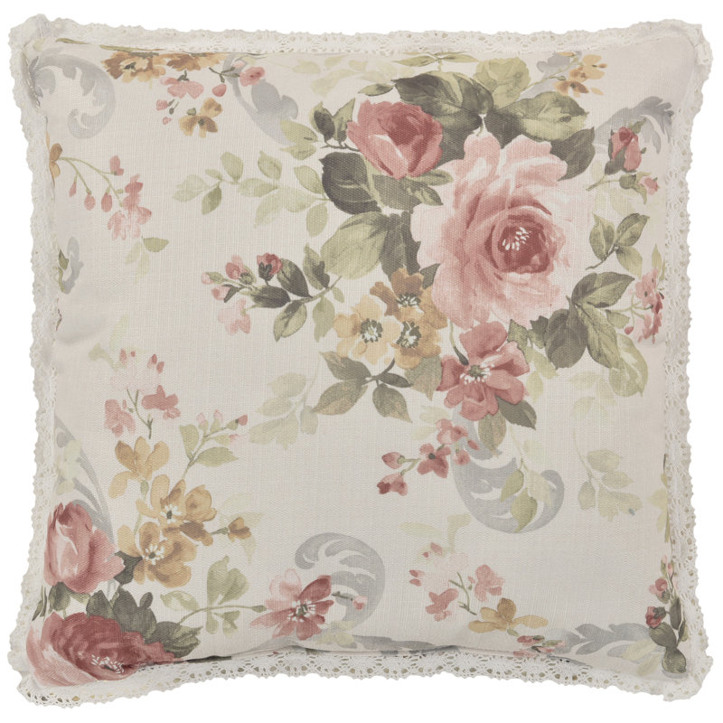 Coussin décoratif à œillets