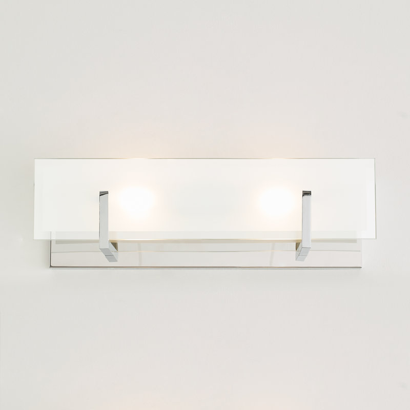 Syll - Light LED Vanity Light, Brushed Nickel, No Bulb Included, 2-Light