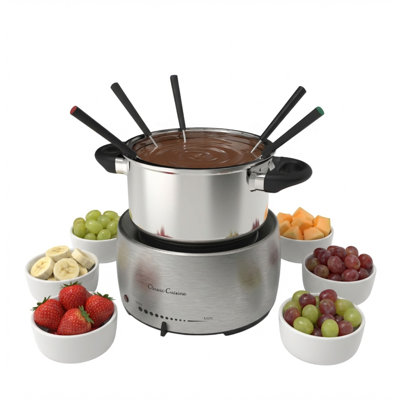 Classic Cuisine Stainless Steel Fondue Set