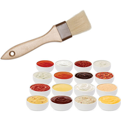Brosse à pâtisserie antiadhésive 2 pouces EcoQuality