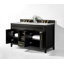 Ensemble de meuble-lavabo double 60 po Aspen-51189466-51189467