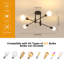 Magic Bean 4-Light Iron Flush Mount