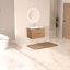30 Inch Floating Bathroom Vanity with Ceramic Sink, Modern Bath Storage Cabinet Vanity with Drawers Wall Mounted Combo Set