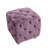 Mosinak Velvet Side Chair Dining Chair, Velvet Upholstered Ottoman, Exquisite Small End Table-144905438