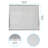 Aluminum Mesh Grease Filters For Ducted Range Hoods 11.81" X 14.33" X 0.37" Compatible With Broan 30" Allure Series Range Hoods  (4-Pack)
