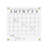 Thomas Martha Stewart Acrylic Wall Calendar with Dry Erase Marker and Mounting Hardware-89798282
