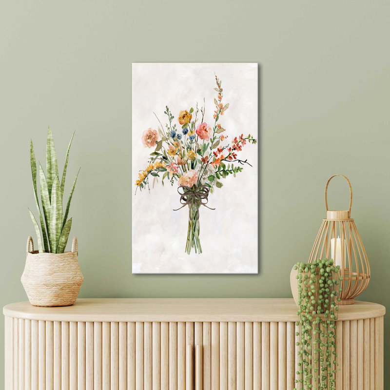 "Favorite Picks Bouquet I" par Carol Robinson, reproduction sur toile, H 48 po x l 28 po x P 1,5 po