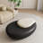 Cream style art pebble rotating end table