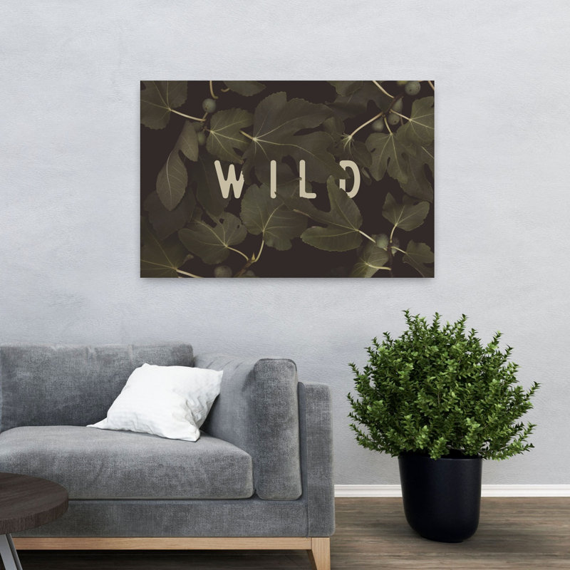 Wild Wild Foliage Abstract Contemporary Landscape Nature, reproduction d'art murale, 32" H x 48" W