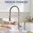 Touchless Kitchen Faucet with Pull Down Sprayer, Motion Sensor Smart Hands-Free Activated Single Hole Spring Faucet for Kitchen Sink-115750789