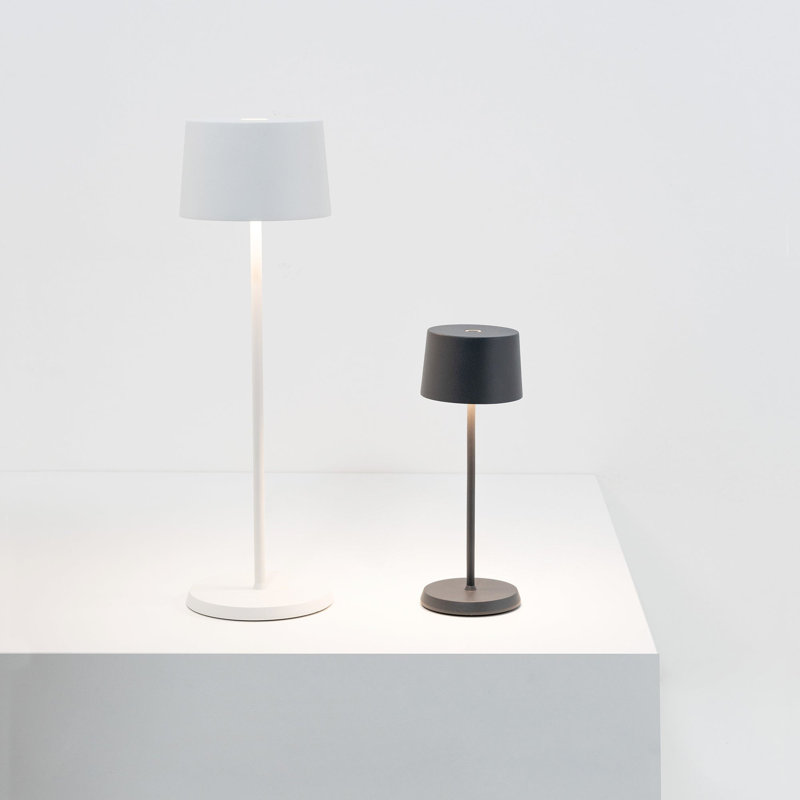 Olivia Pro Micro Table Lamp, Dark Gray