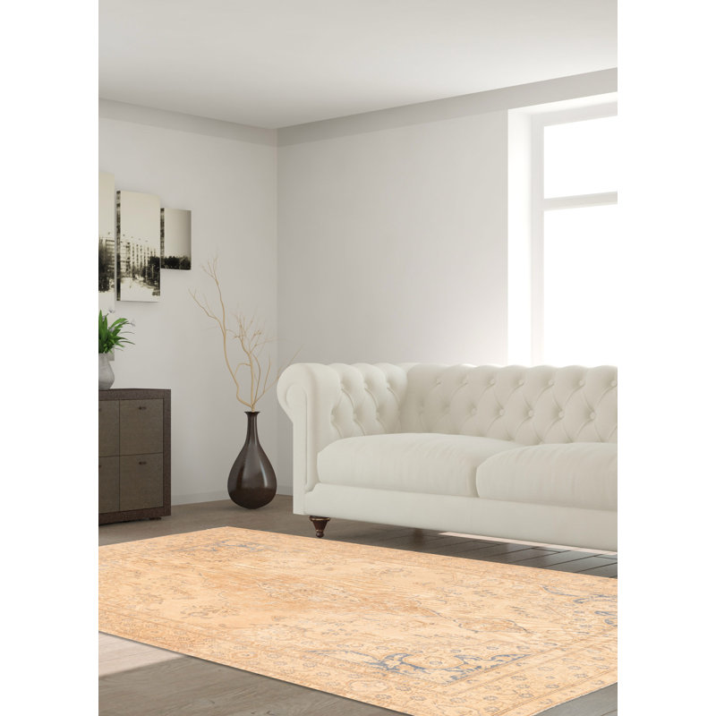 Tapis beige Antalya 9 pi 6 po x 12 pi 6 po