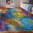 Abstract Energie Multi Bold Modern Area Rug-1259095923