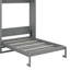 Lit escamotable double avec tablettes-914257271