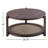 Avalon Walnut And Cane Side Table