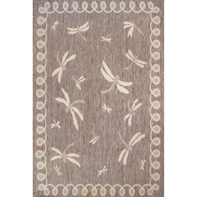 Arayah Abstract Indoor / Outdoor Area Rug, Runner 60 x 120cm