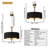 Ciya 4 - Light Iron Dimmable Drum Chandelier-1568694840-1568694839