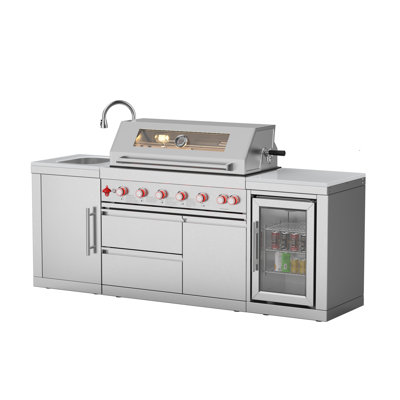 Ensemble d'îlot de cuisine 3 pièces Vestivium