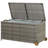 WFX Utility 120cm W 50L Water Resistant Wicker Deck Box with Wheels-943681602