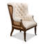 Irish Linen Wingback Chair