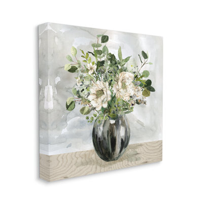 "Bouquet de fleurs détaillées" par Carol Robinson - impression sur toile tendue