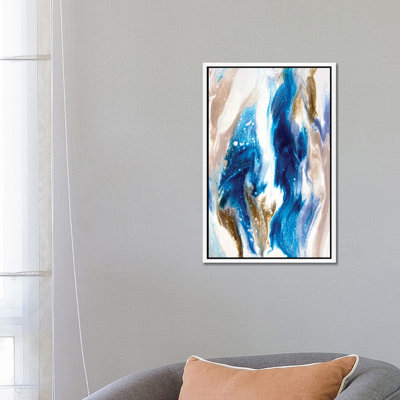 Sapphire Wave - Print on Canvas