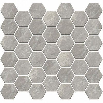 Carreau de mur et de sol en porcelaine nid d'abeille 2 po x 2 po
