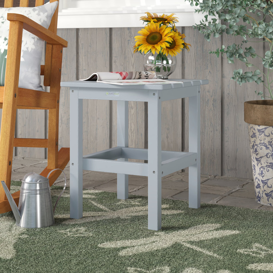 Hartington Square Outdoor Side Table , 15'' in. W 14.25'' in. D Three Posts™ 