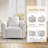 Deria 30.5'' W Velvet Swivel Barrel Chair-1307840381