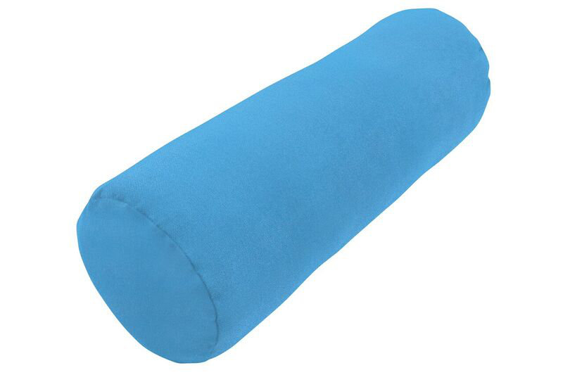 Outdoor Sunbrella Knife Edge Bolster Pillow, Canvas Capri