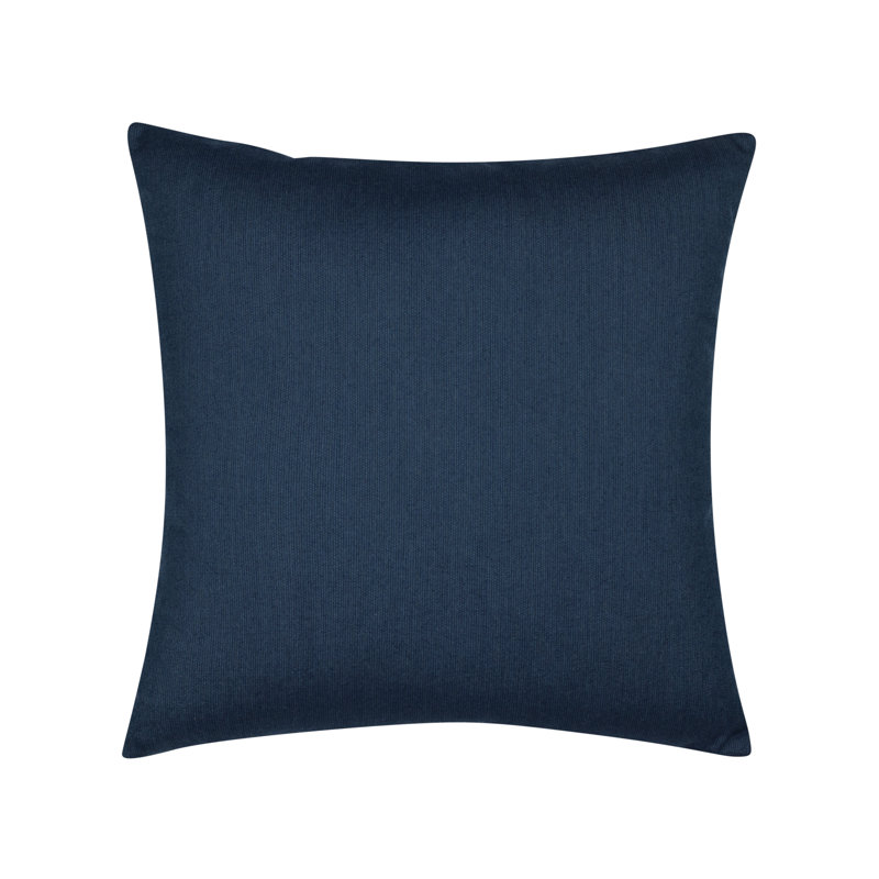 COUTURE CLASSICS Square Indoor/Outdoor Pillow Cover & Insert, Rectangle 12"H x 20"W, Indigo