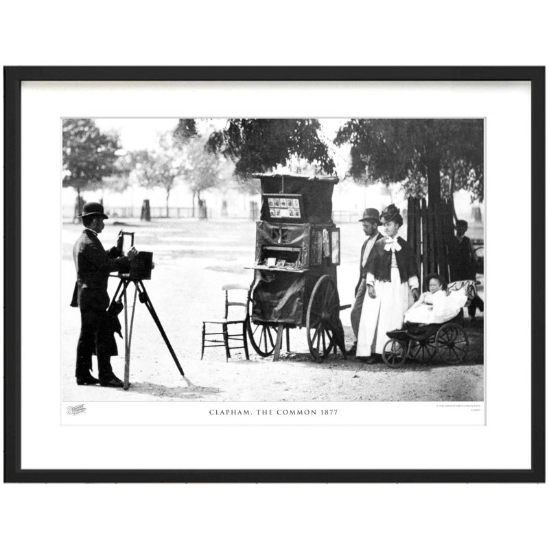 Clapham, The Common 1877 by Francis Frith - Single Picture Frame Print, 60cm H x 80cm W x 2.3cm D