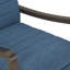 Push Back Recliner With Wooden Arms