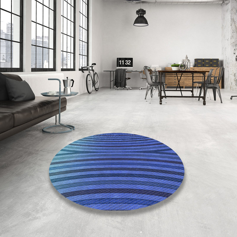 Wool Indoor Rug, Round 4'