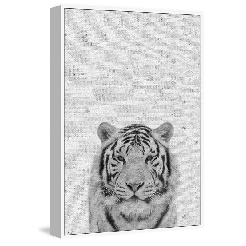 Tamed Tiger II - Floater Frame Print on Canvas, 91 cm H x 61 cm W x 4 cm D