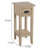 Komor Solid Wood End Table-1676949547
